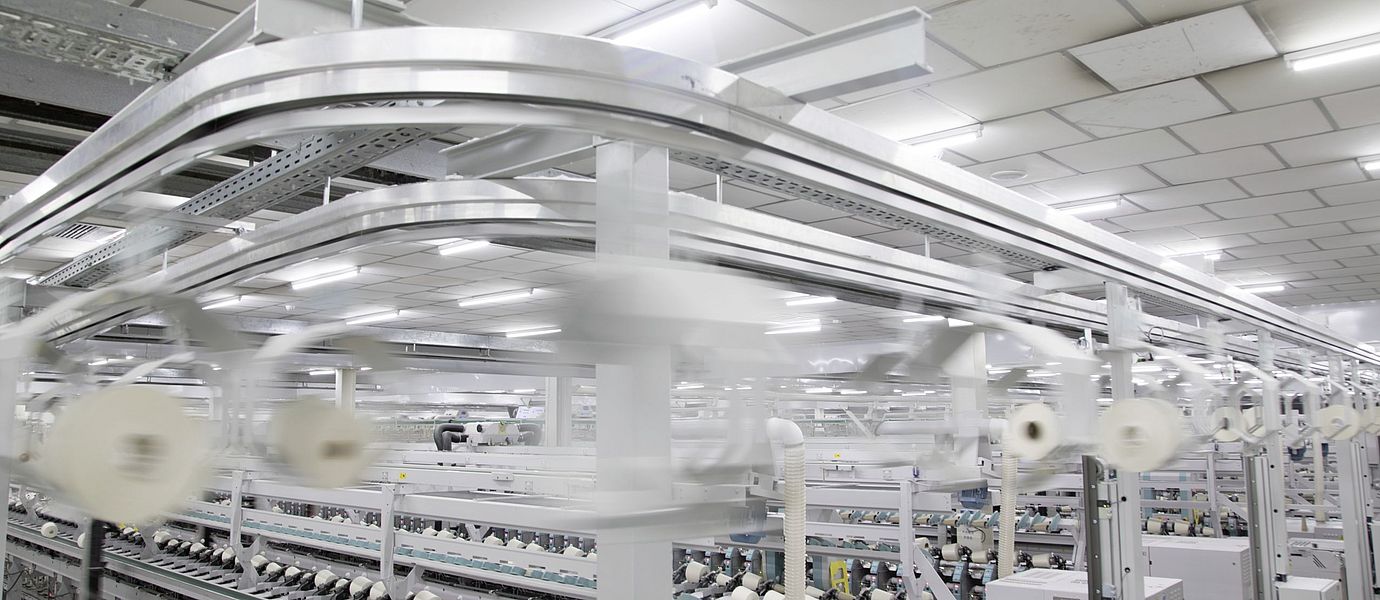 Roving Bobbin Transport System SERVOtrail