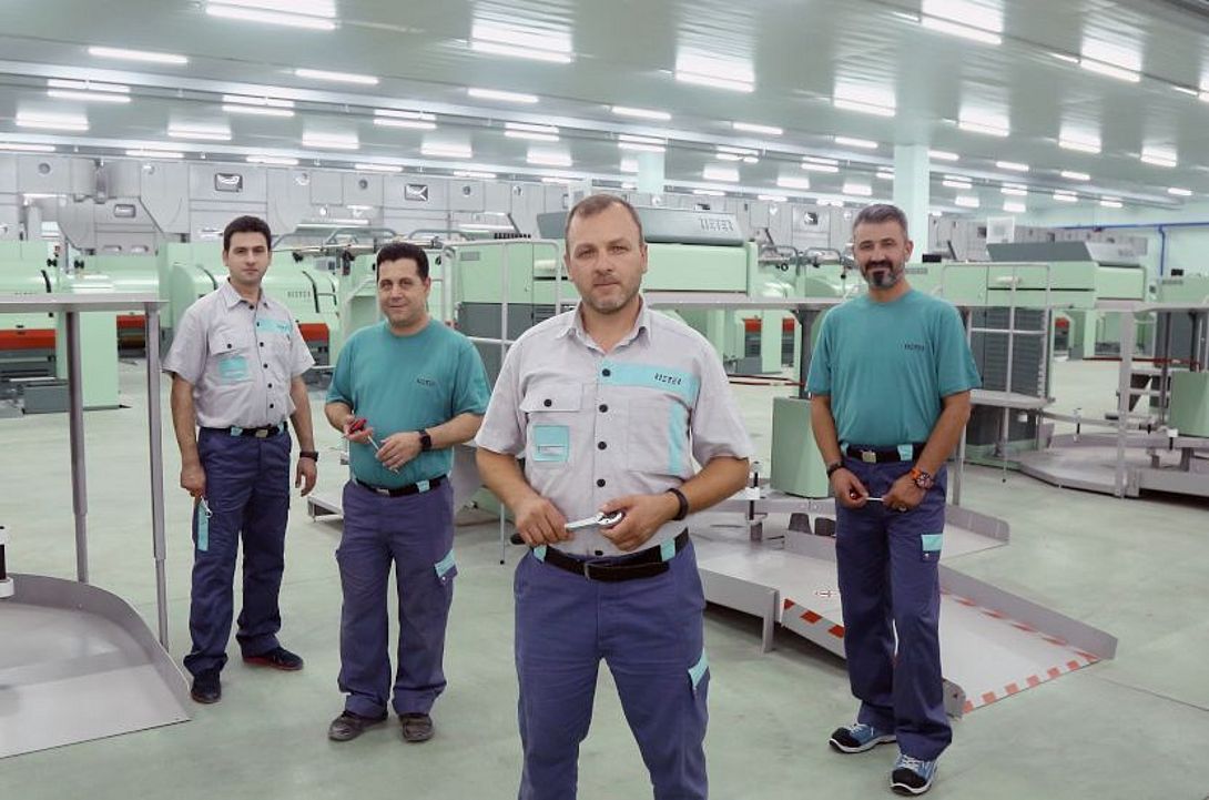 Rieter customer service team