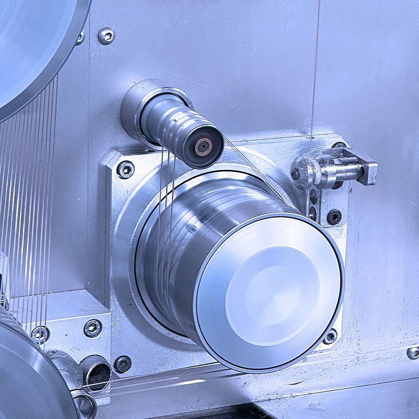 Temco separator rollers on BCF spinning machine