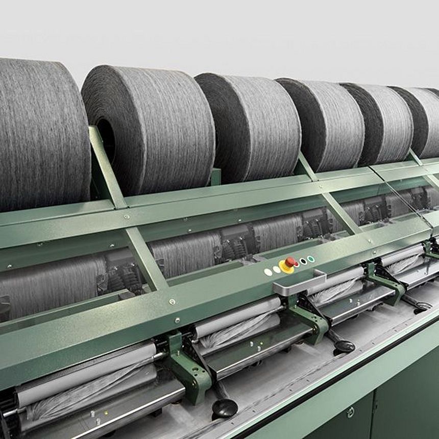 Combing recycled fibers with Rieter comber E 90