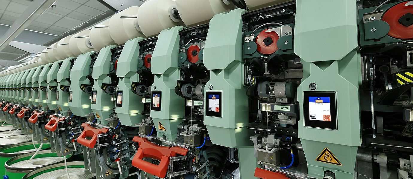 Air-Jet Spinning Machine J 70 spinning units