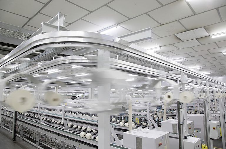 Roving Bobbin Transport System SERVOtrail