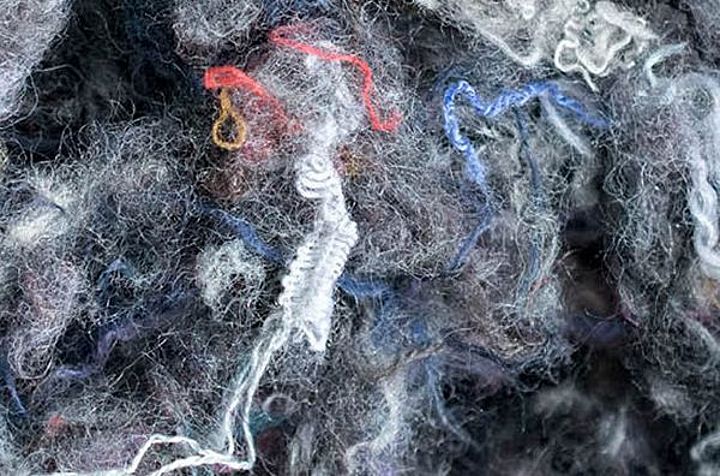 Recycled material bale - Degree of fabric opening (DFO) 100%