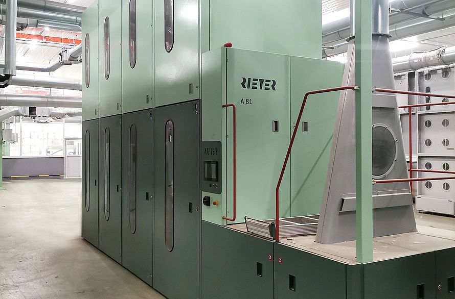 Rieter precision blender UNIblend A 81 at Narteks, Türkyie