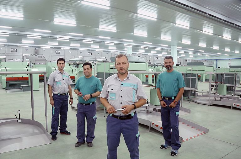 Rieter customer service team
