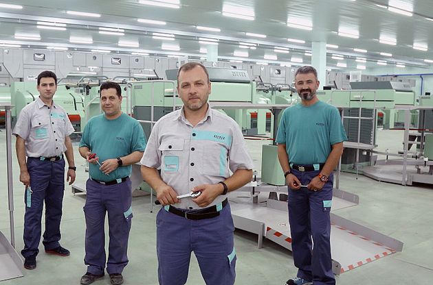 Rieter Kundenservice-Team