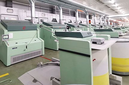 Rieter card C 80 at Narteks, Türkyie