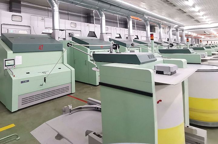 Rieter card C 80 at Narteks, Türkyie