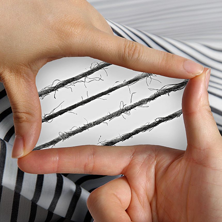 Customers technology visual key black yarns