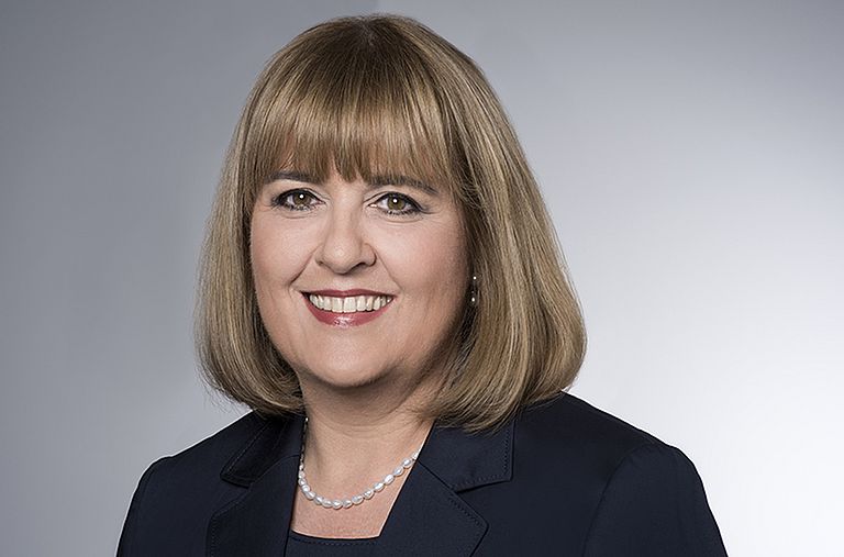 Portrait of Relindis Wieser, Head Group Communication