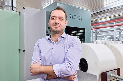 Alp Karakayali, mill manager at Burteks Tekstil, Türkiye