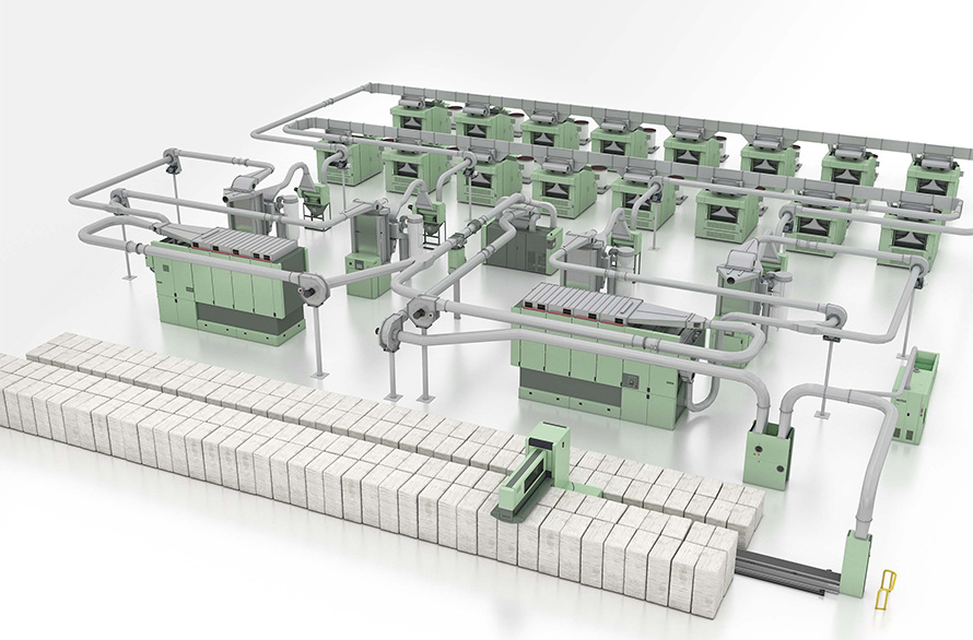 VARIOline mill layout with 2 400 kg production per hour